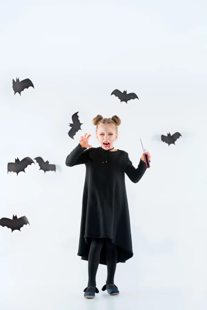 Fantasia de vampiro infantil para Halloween