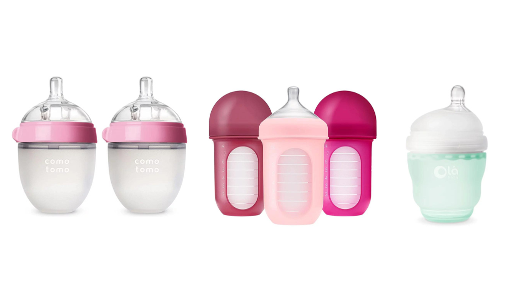 mamadeiras de silicone ComoTomo Boon  Olababy